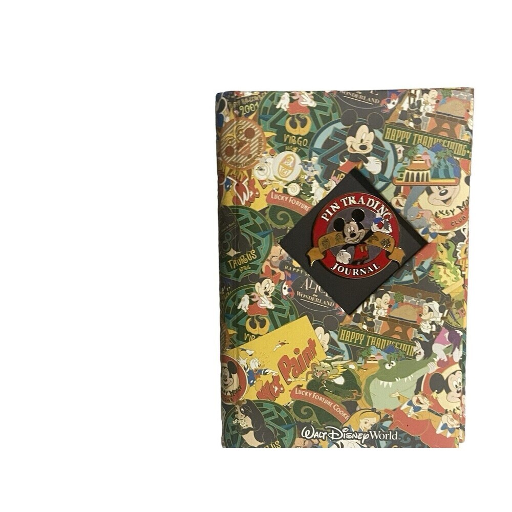 WALT DISNEY WORLD Vintage 2002 "Pin Trading Journal" w/Pencil Mickey Mouse-NEW